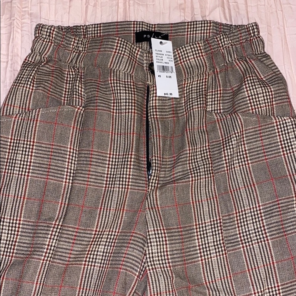 Plaid pants